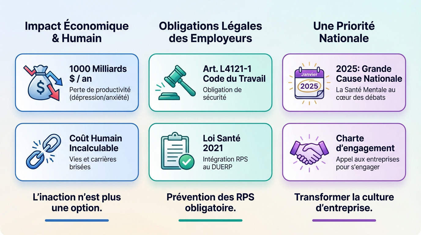 <strong>santé mentale au travail enjeux et actions</strong>