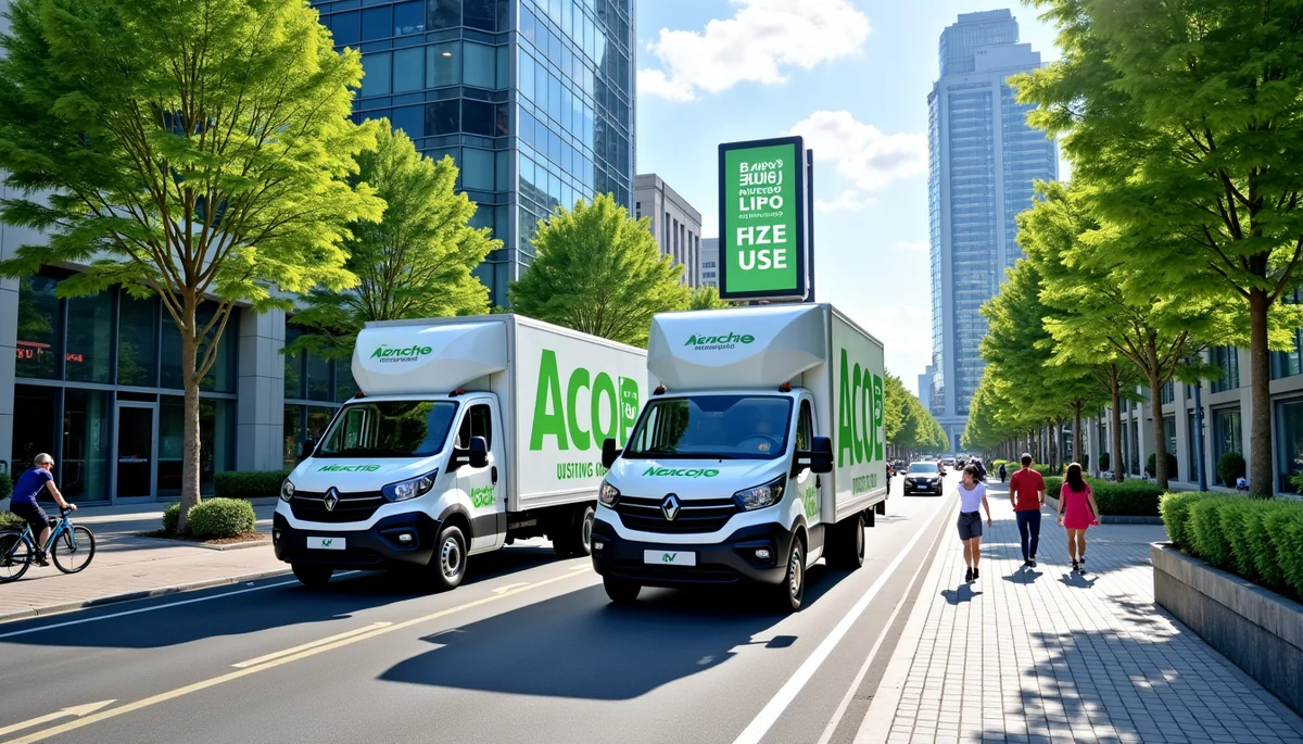 Illustration : le gaz naturel pour véhicules (gnv) et le — logistique urbaine : vers un nouveau modèle plus agile et décentralisé