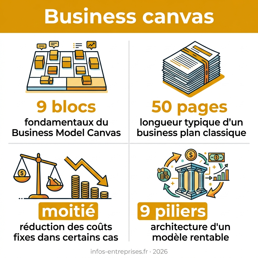 Infographie — business canvas