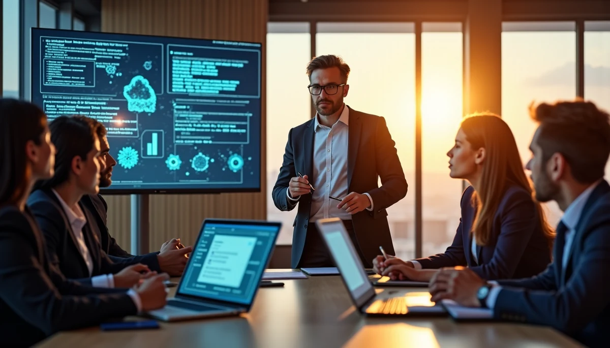 Illustration : . accès à une plateforme de ressources, sessions — maîtriser l'ia en entreprise : les formations courtes pour transformer votre business