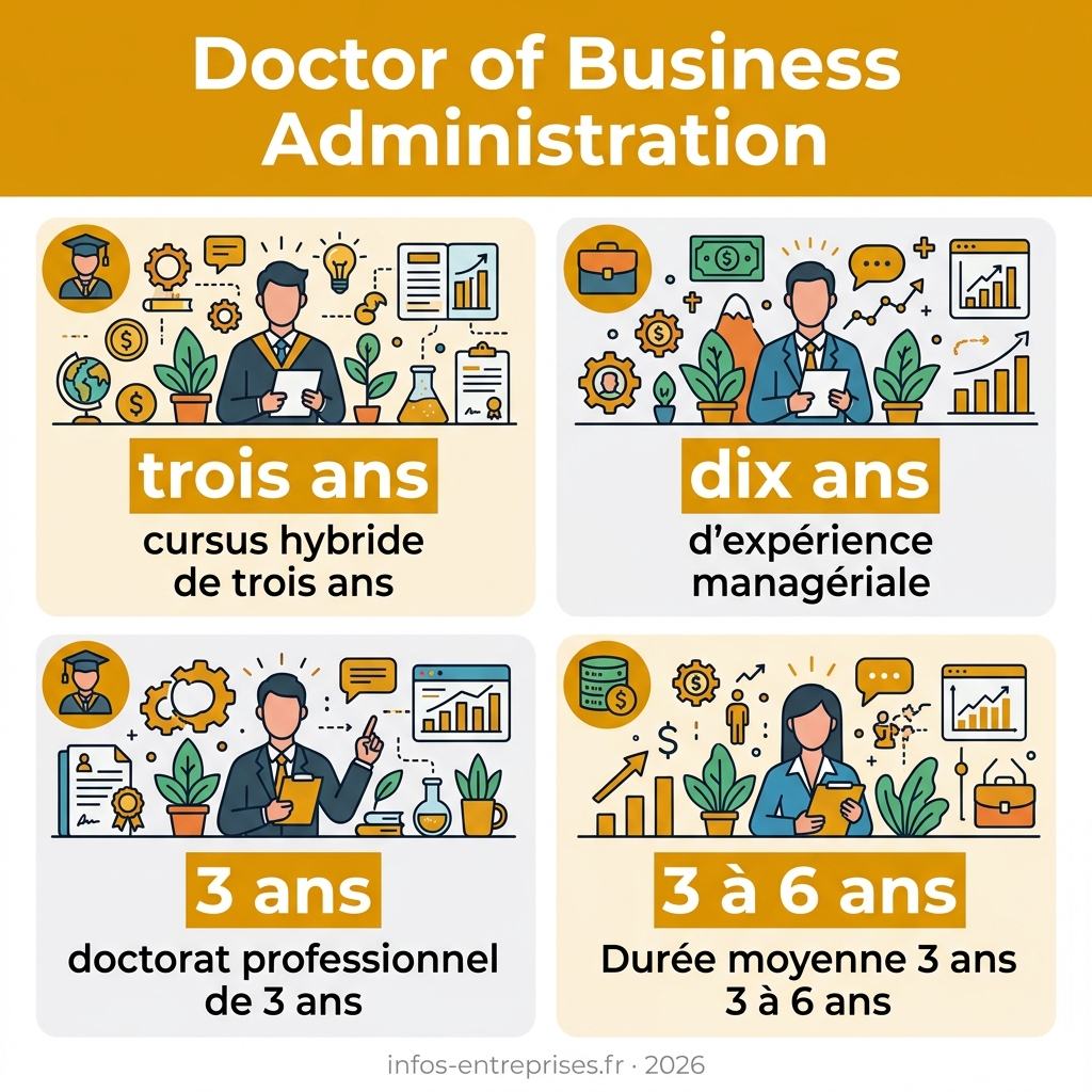 Infographie — doctor of business administration