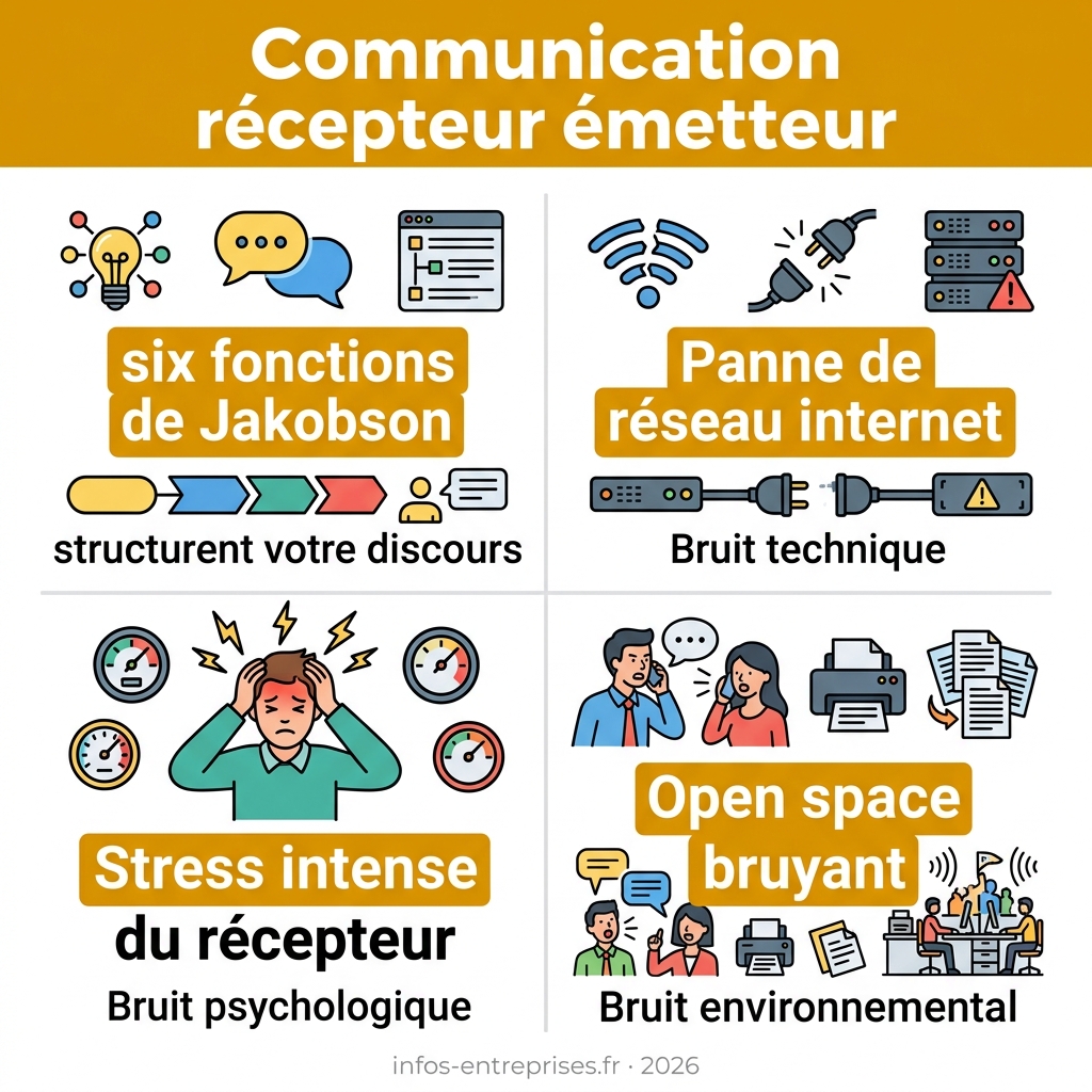 Infographie — communication recepteur emetteur