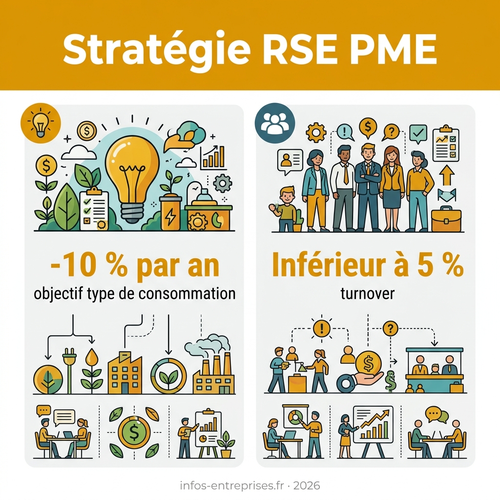 Infographie — stratégie RSE PME
