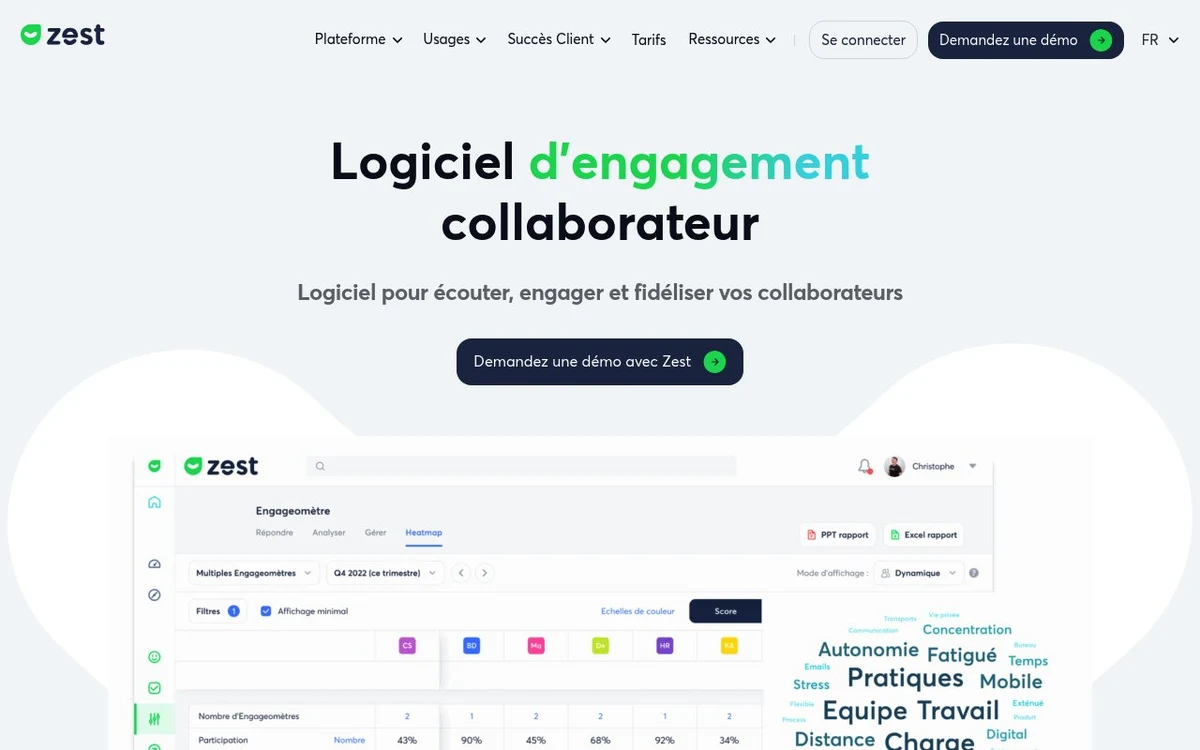 Apercu du site Zest