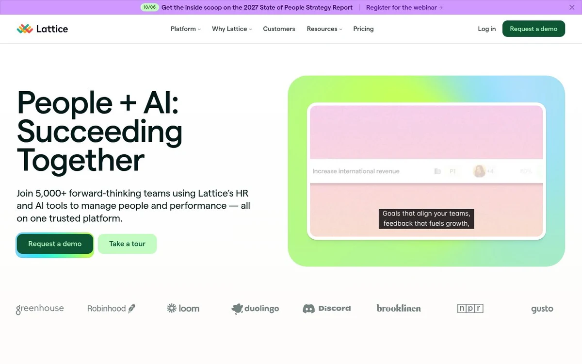Apercu du site Lattice